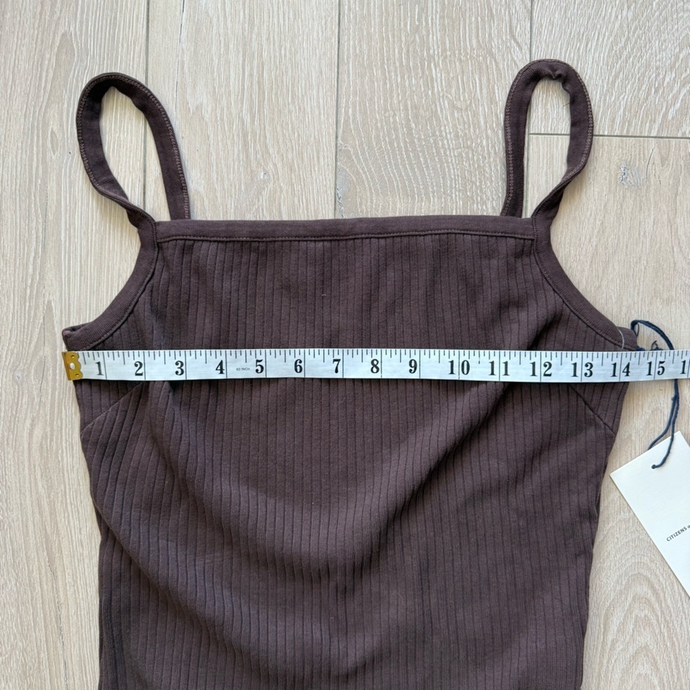 NWT Citizens of Humanity Harper Bodysuit Size XL In Bronze Brown Anthropologie - Picture 3 of 11
